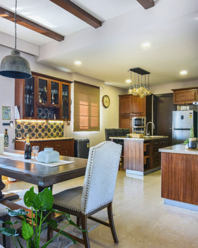 a beautiful dinning area