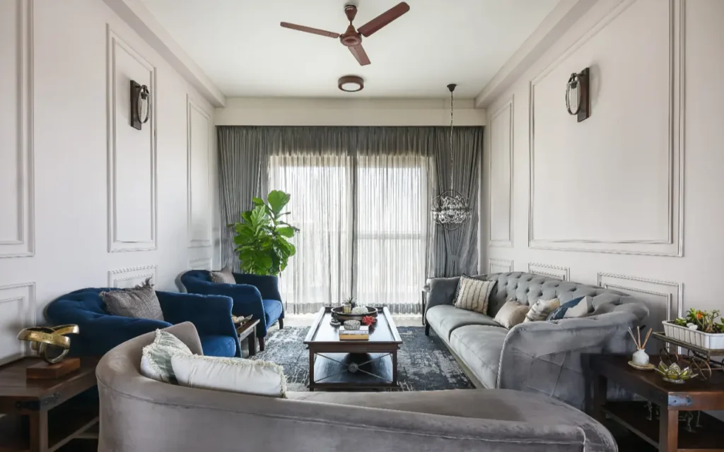 living room Interior by koru design studio